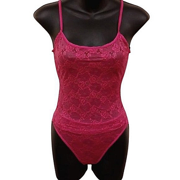 Elita Floral Lace Panties & Cami Set- Sz. Sm/Med - Picture 1 of 8